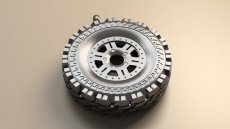 Beadlock/Tyre 4x4 STT keyring
