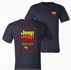 4XXLarge Mens T-Shirt Jeep 3color Navy Blue