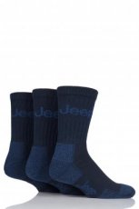 3 Pair Luxury Terrain Socks Navy - Size 39-45 3 Pair Luxury Terrain Socks Navy - Size 39-45